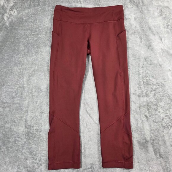 Lululemon Pace Rival Crop 6 Full On Luxtreme 22" Savannah Thigh Pockets Running - Picture 1 of 9